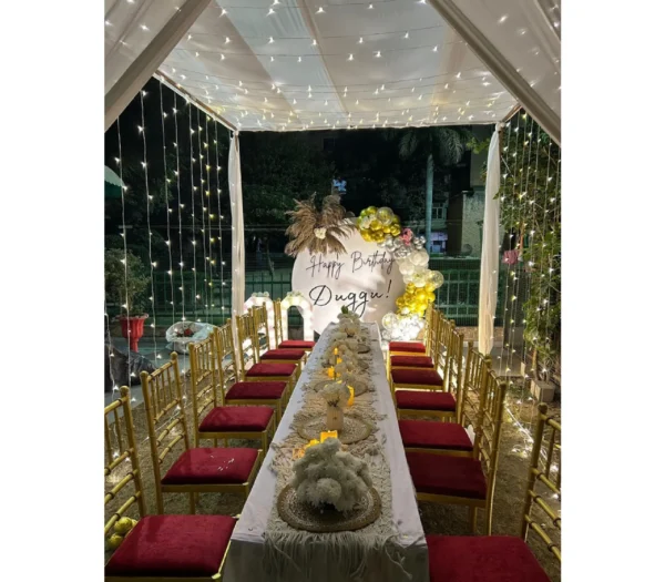 Golden Glow Garden Soirée
