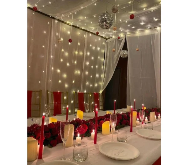Crimson Glow Soirée
